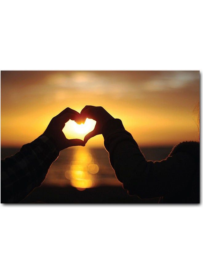 RYN Love Printed Wall Art Multicolour 40x60cm - Image 2