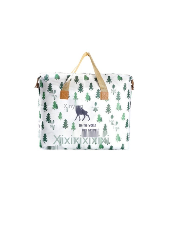 NIBEMINENT Waterproof Oversized Blanket Clothes Printed Storage Bag  - Image 1