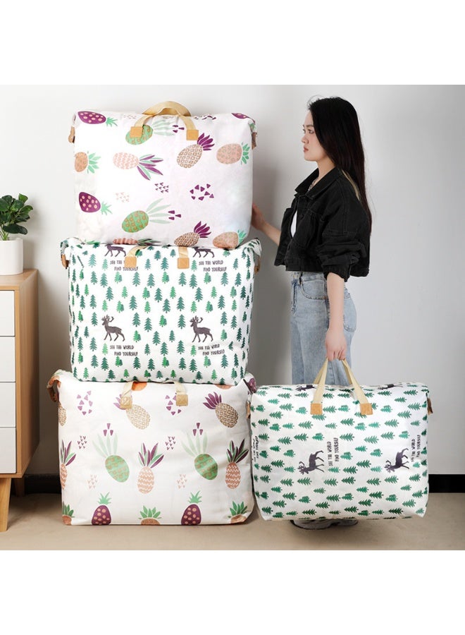 NIBEMINENT Waterproof Oversized Blanket Clothes Printed Storage Bag  - Image 2