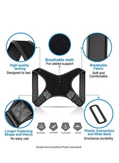KASTWAVE Posture Corrector for Women, Men, Adults, and Seniors - Adjustable Posture Brace Belt for Spine Support, Scoliosis, and Back Pain Relief  - Image 5