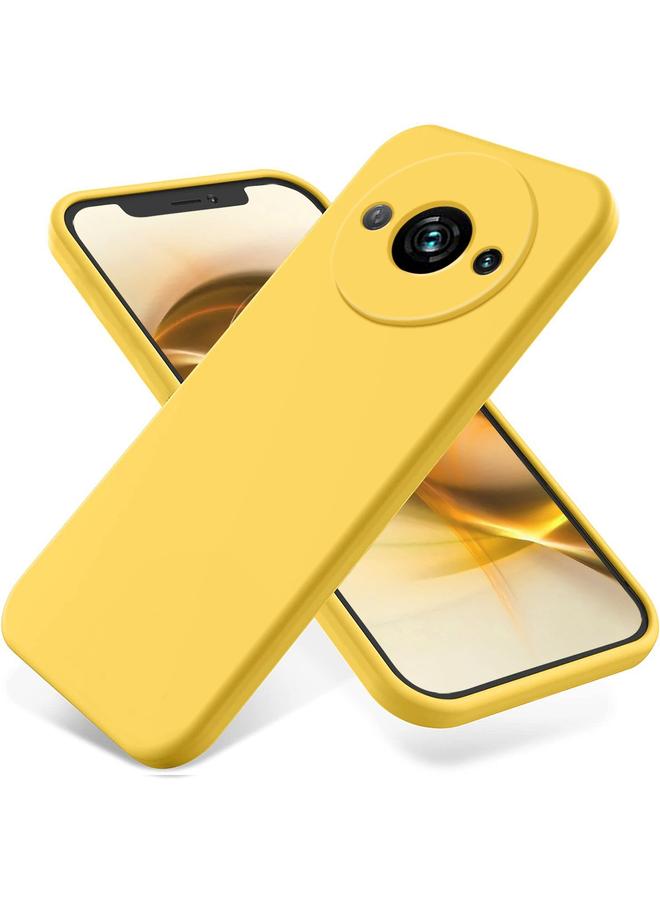 اس-توب جراب لهاتف Redmi A3x مصنوع من السيليكون السائل بلون سادة ومضاد للسقوط وتغطية كاملة - Image 1