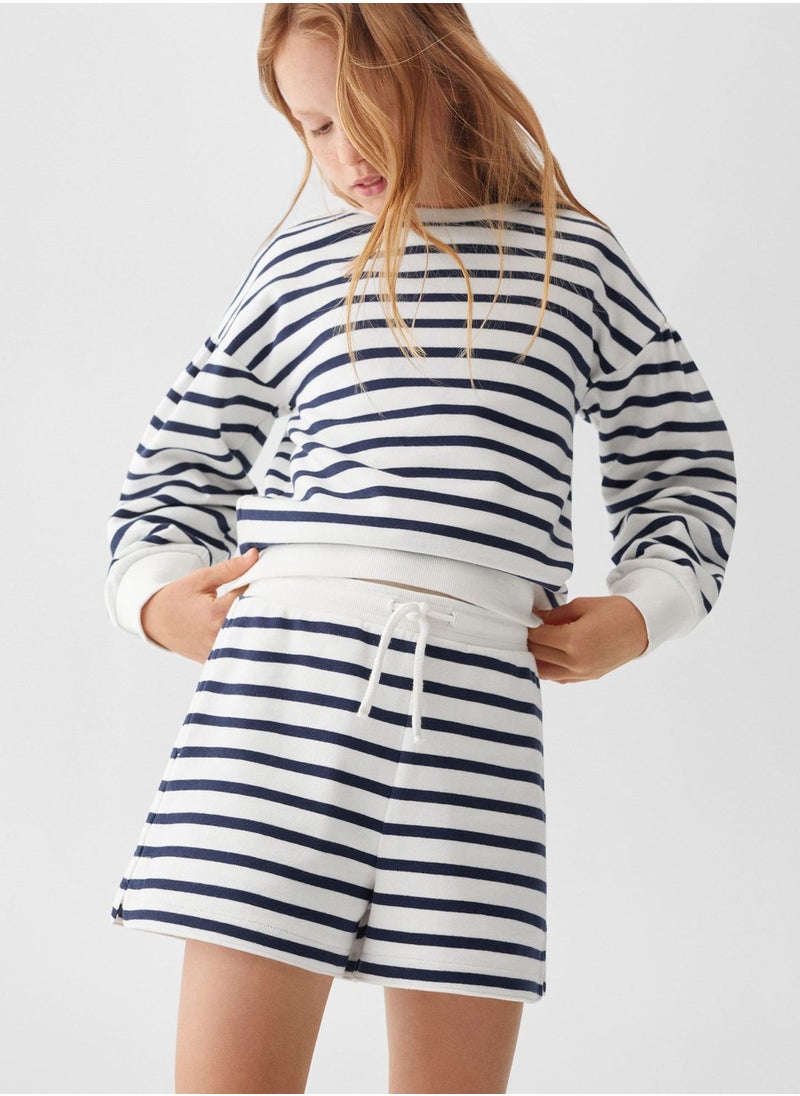MANGO - Kids Striped Shorts - Image 1