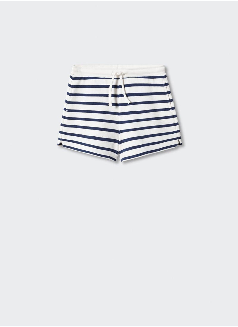 MANGO - Kids Striped Shorts - Image 1