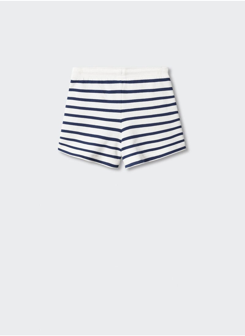 MANGO - Kids Striped Shorts - Image 1