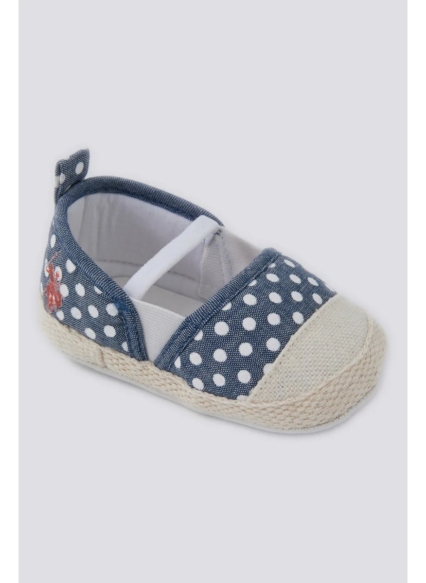 U.S. Polo Assn. Striped Drawstring Polka Dot Baby Girl Shoes