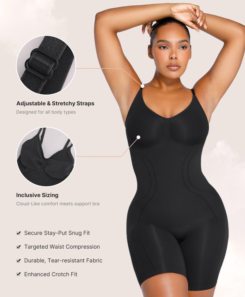SHAPELLX Shapewear Tummy Control Shapewear for Women Body Slimming Bodysuit Plus Size Body Shaping Tops - Image 3