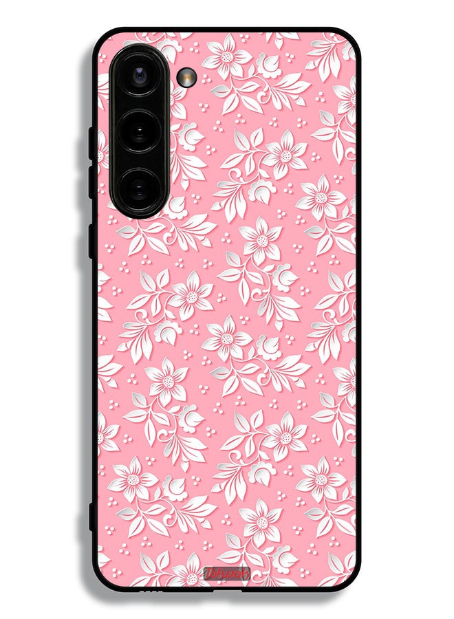 Tolwak Samsung Galaxy S23 5G Protective Case Cover Flowers Background Pattern - Image 3