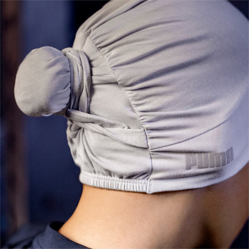 PUMA Grey Sports Running Under Cap - Image 4