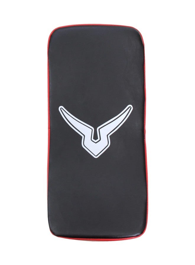 Invincible Rebound Synthetic Leather Curved Boxing Punching Kicking Pad, Arm Shield for Training of Karate, Martial Art, UFC, MMA, Black Red - Image 3