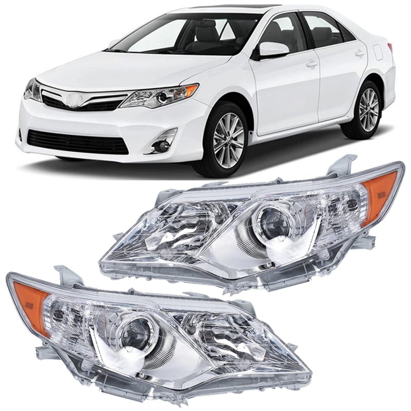 WFLNHB Headlights Assembly Replacement for Toyota Camry LLEXLE 20122014 Front Light Headlights Headlamps Passenger and Driver Side