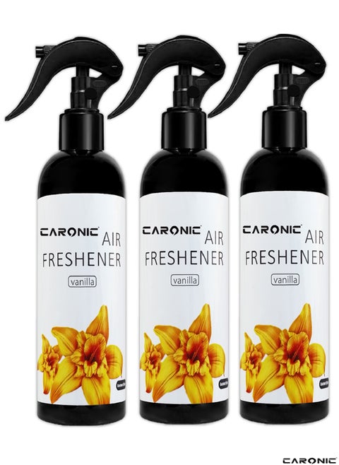 Air Freshener Spray 150Ml Scent Pack of 3 Pcs Vanilla