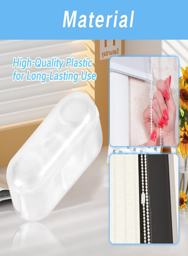 يافيجي مجموعة من 30 موصل سلسلة كروية متنوعة، موصلات سلسلة خرزية لستائر الرول، مشابك توصيل سلك سلسلة كروية للستائر الرأسية والرومانية، قطع غيار - Image 2