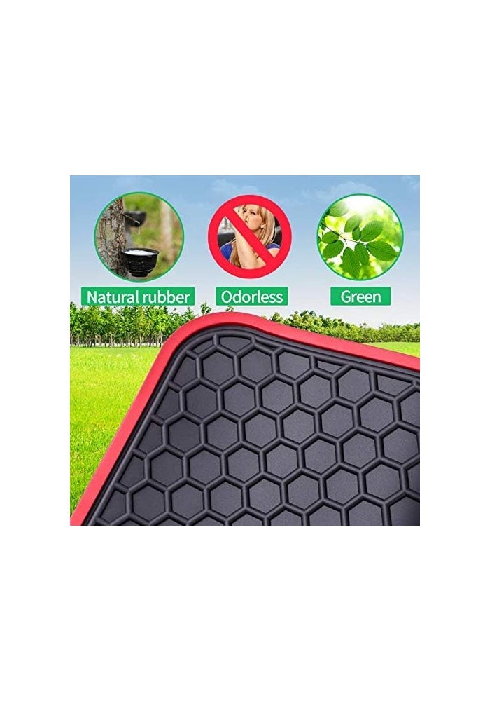 Megiteller Custom Fit Car Floor Mats for Dodge Journey (2012-2020) - Heavy Duty Rubber, Odorless, Washable, All Weather - Image 2