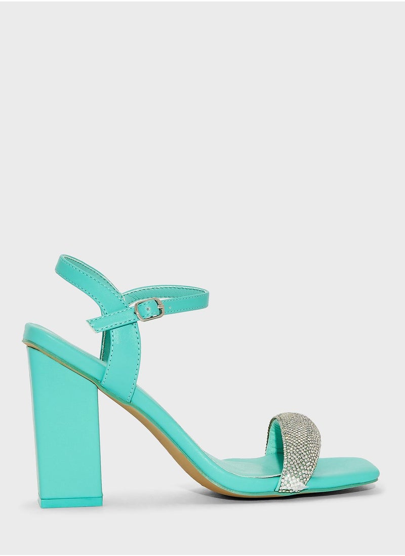 MENBUR Ankle Strap High Heel Sandals  - Image 1