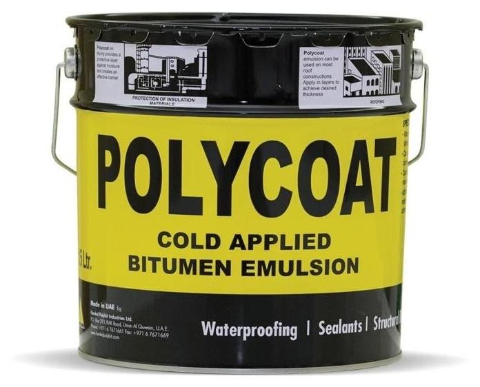 Polybit Bitumen Emulsion Paint 5 Ltr POLYCOAT