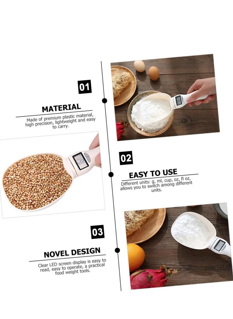 Generic Digital Spoon Scale 800g/1g Kitchen Measuring Spoon Food Scale Pet Food Weighing Spoon Scale Electronic Baking Scale Support Milliliters /Cups /Oz Unit Conversion Portable Spoon Scale  - Image 3