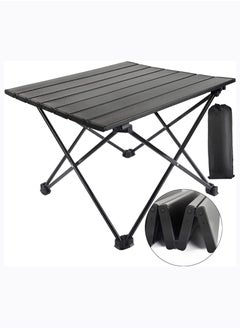 Portable Camping Table - Ultralight Small Folding Table with Aluminum Table Top and Carry Bag, Beach Table for Outdoor, Picnic, BBQ, Cooking, Home Use (56 x 41 x 40cm) - pzsku/Z375E72C5226BFFA7D9AFZ/45/_/1698993769/ca0416b7-a1b6-4264-866d-72a284e77003