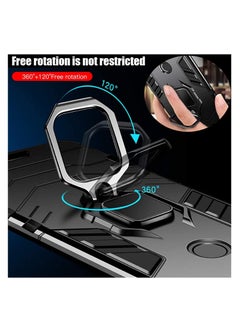 Aookay [1+2] Case for Xiaomi Redmi Note 13 Pro Plus 5G/Note 13 Pro+ 5G with Tempered Glass Screen Protector, Dual Layer Heavy Duty Military Grade Shockproof Case with Magnetic Loop Holder  - Image 5