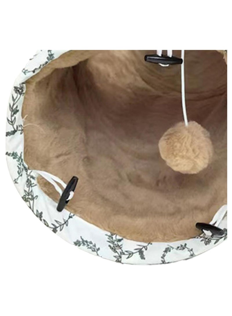 A.M Cat Tunnel Toys Collapsible Tube Hide Interactive Toy for Indoor Cats Kitten Furry - Image 3