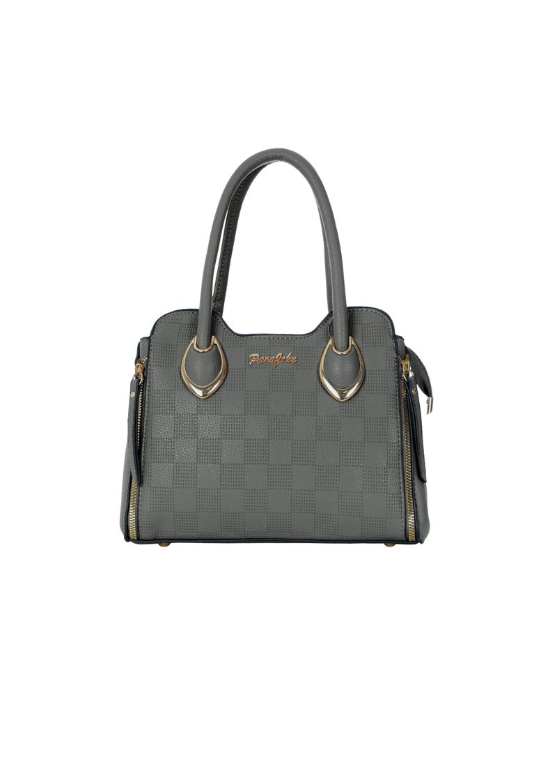 PARAJOHN Fashionable Ladies Top handle Bags Handbags for women Shoulder Crossbody bag Grey  - Image 1