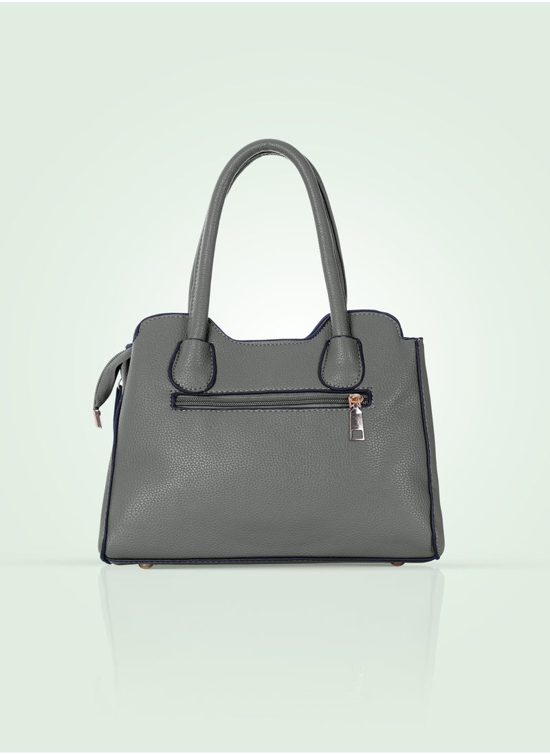 PARAJOHN Fashionable Ladies Top handle Bags Handbags for women Shoulder Crossbody bag Grey  - Image 4