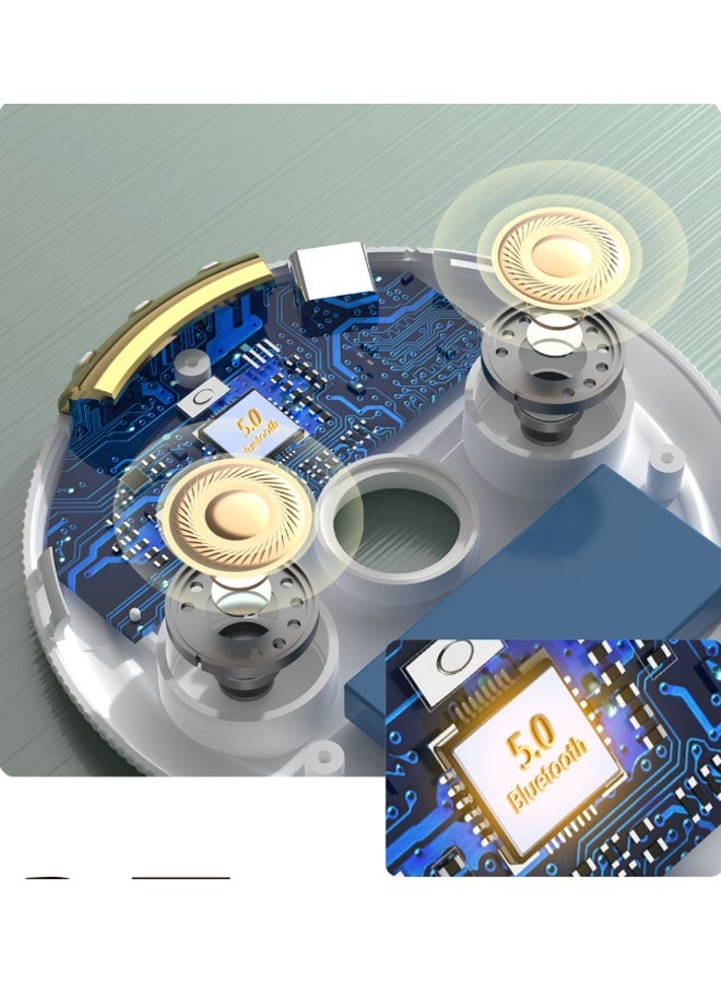 نيوترل QD01 مكبر صوت بلوتوث للسكون الأبيض مساعد رائع للنوم سبعة أصوات طبيعية لتهدئة العقل والجسم مناسب لغرف المعيشة والمكاتب وغرف النوم وغيرها كما أنه هدية رائعة (أسود) - Image 4