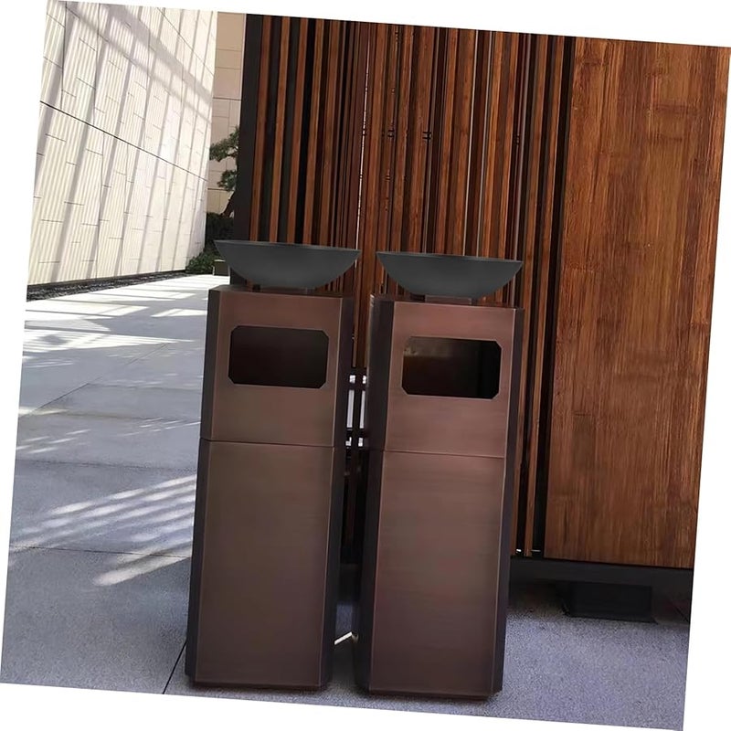 Retro Reusable Ashtray for Indoor Outdoor Use Sturdy Smoke Catcher Chic Design - Image 4