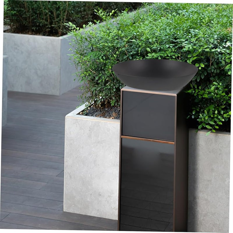 Retro Reusable Ashtray for Indoor Outdoor Use Sturdy Smoke Catcher Chic Design - Image 3