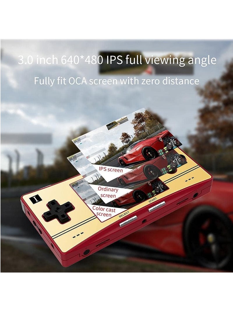 RG300X Handheld Game Console Retro Game Console, 3.0 Inch IPS Screen Video Game Console with 128G TF Card & 18000+ Classic Game, Open Source Linux System Game Player Handheld HDMI Output