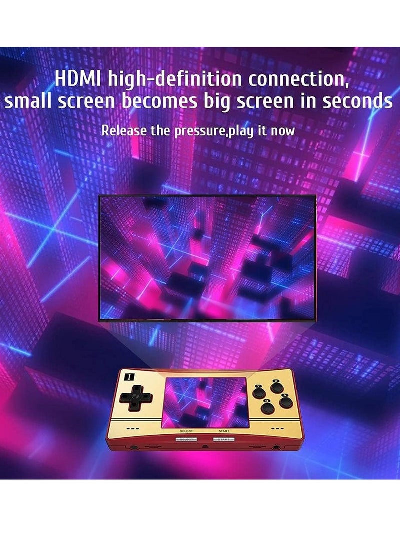 RG300X Handheld Game Console Retro Game Console, 3.0 Inch IPS Screen Video Game Console with 128G TF Card & 18000+ Classic Game, Open Source Linux System Game Player Handheld HDMI Output