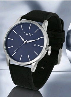 TOMI Elegant Watch Set For Men Wrist Watch And Cufflinks And Tie Clip  - Image 3