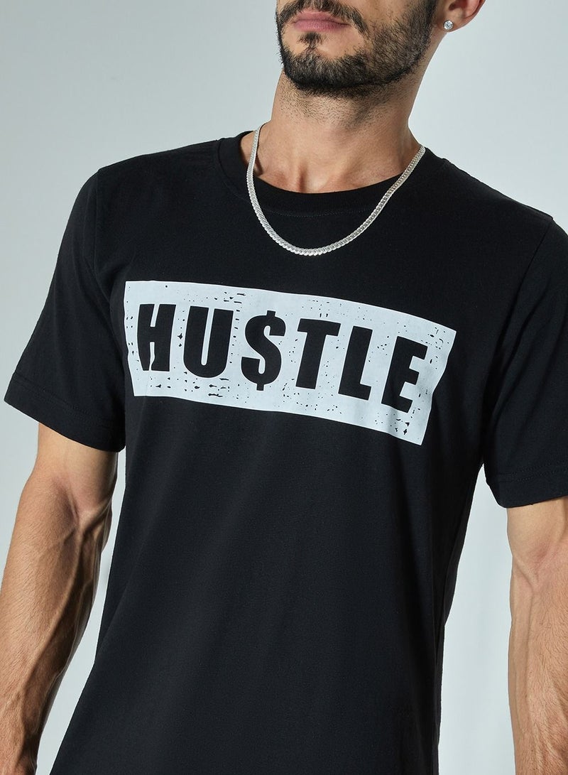 MAGNUM OPUS Casual Slogan Crew Neck T-shirt - Image 2