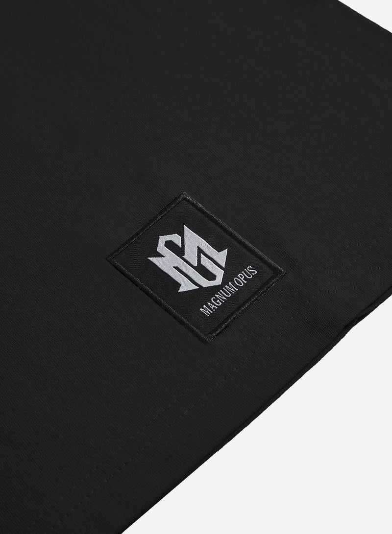 MAGNUM OPUS Casual Slogan Crew Neck T-shirt - Image 4