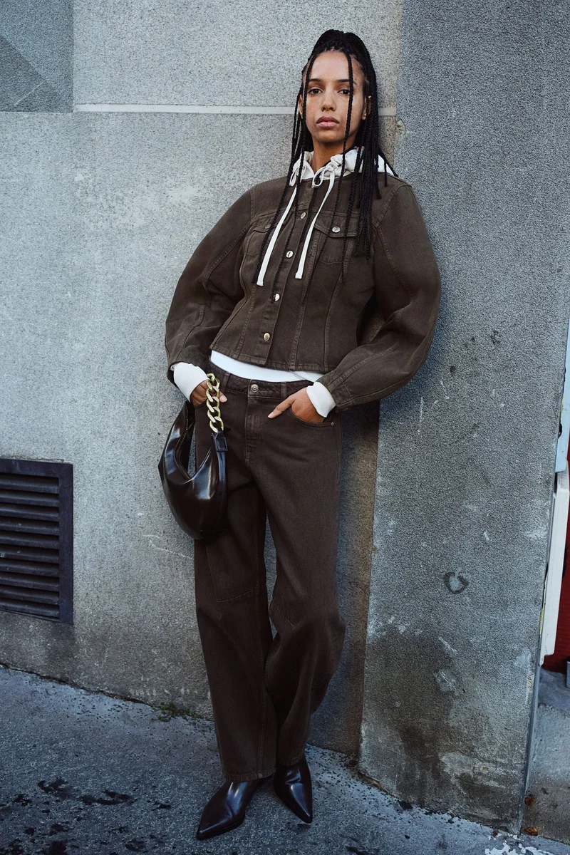 اتش اند ام قميص دنيم