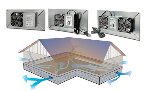 Tjernlund V2D Underaire Crawlspace Ventilator Fan Moisture Reducing 220 CFM - Image 5