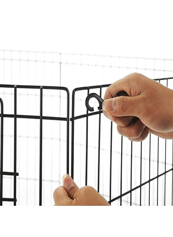 Pet Believe Foldable Metal Pet Dog Exercise Fence Pen with Gate - 30 x 30 Inches. - Image 4