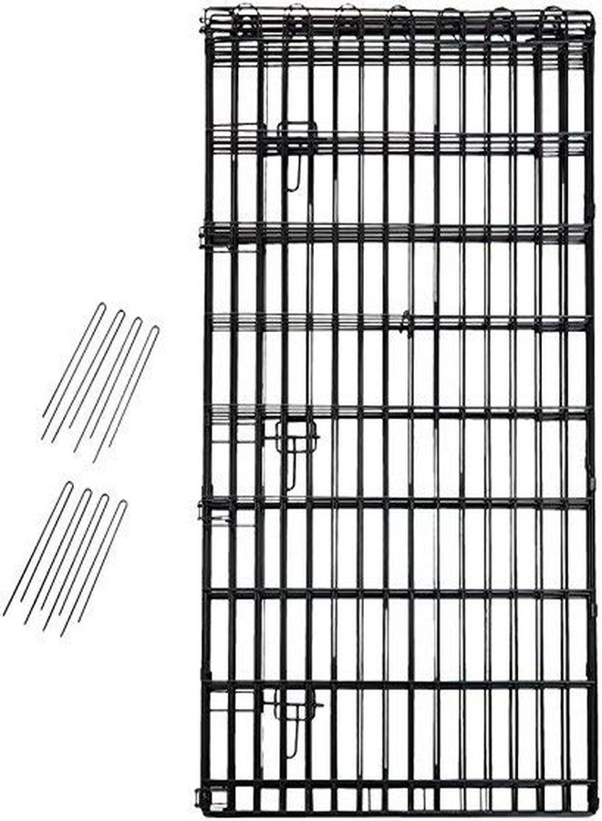 Pet Believe Foldable Metal Pet Dog Exercise Fence Pen with Gate - 30 x 30 Inches. - Image 3