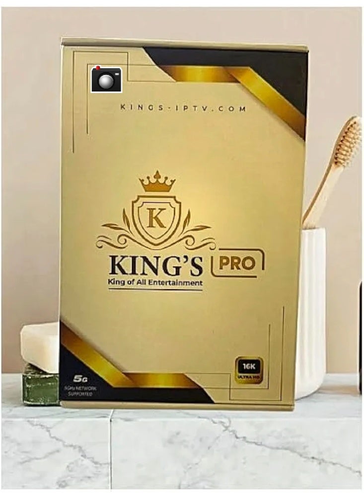 Kings Pro 4K Android TV Box – Strong-Performance Media Streaming Device, Smart and Multifunctional | 2026 FIFA World Cup Special - Image 1