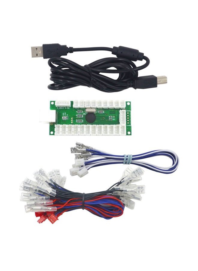 SJ@JX Zero Delay Usb Encoder Led Joystick Kit Arcade Diy Controller For Pc Retropie Raspberry Pi Mame HAPP Style - Image 1