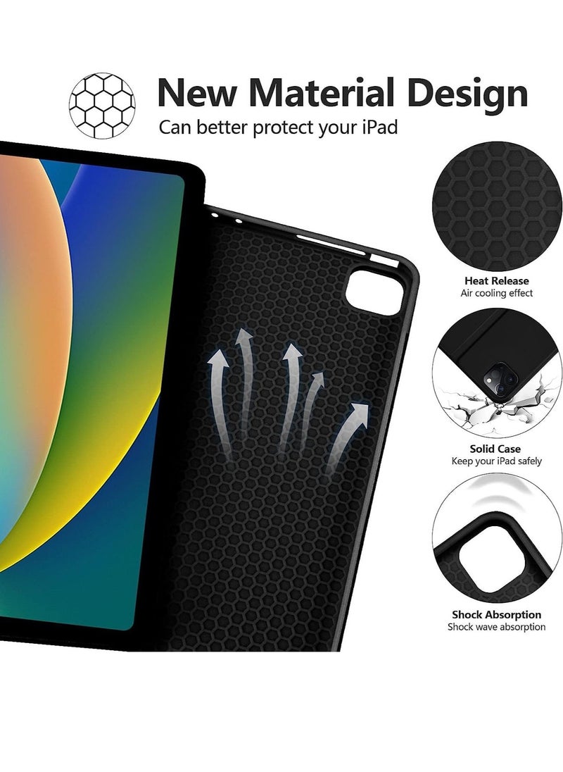 Generic - iPad Pro 12.9 inch 2022 Case with Keyboard - Keyboard Case for 12.9-inch iPad Pro 6th/5th/4th/3rd Generation) with Smart Magic Wireless Keyboard-Bulit-in Pencil Holder-Auto Sleep/Wake Function - Image 1