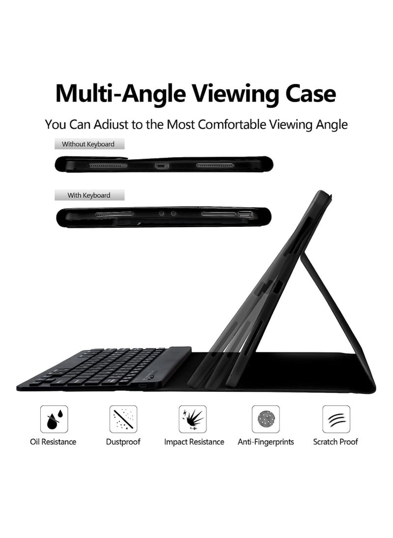 Generic - iPad Pro 12.9 inch 2022 Case with Keyboard - Keyboard Case for 12.9-inch iPad Pro 6th/5th/4th/3rd Generation) with Smart Magic Wireless Keyboard-Bulit-in Pencil Holder-Auto Sleep/Wake Function - Image 1