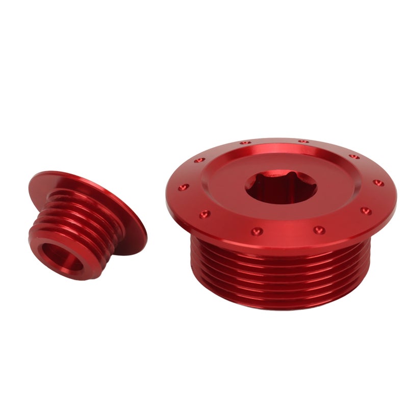 Motorcycle Engine Timing Screws High Precision Engine Timing Cover Cap Plug Fit For CRF110F CRF250L CRF250M CRF250 CRF300L Red - Image 4