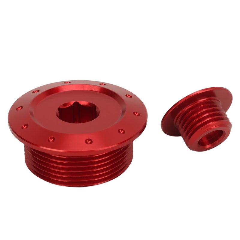 Motorcycle Engine Timing Screws High Precision Engine Timing Cover Cap Plug Fit For CRF110F CRF250L CRF250M CRF250 CRF300L Red - Image 3