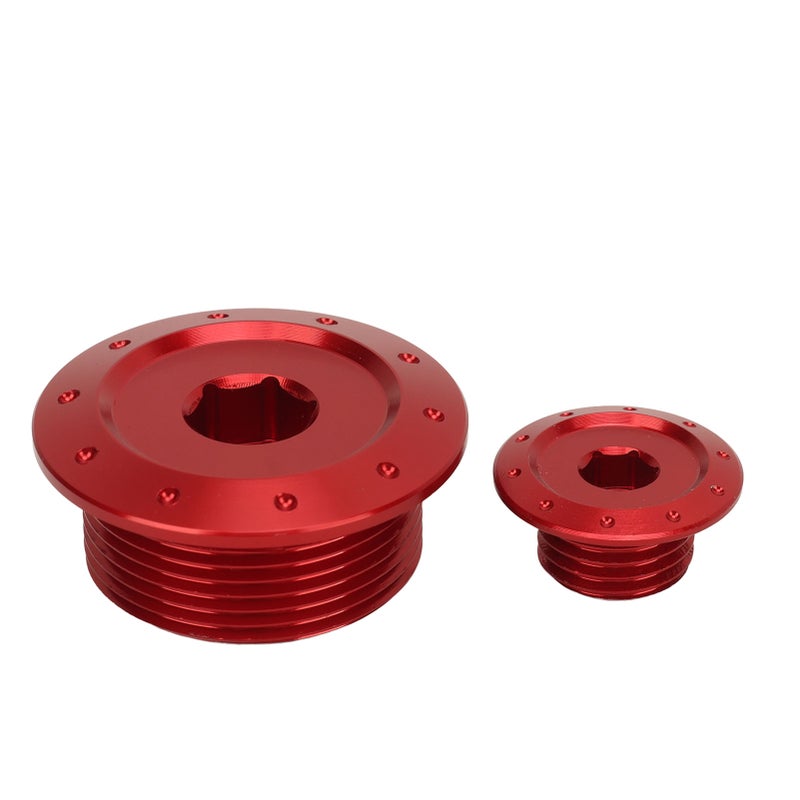 Motorcycle Engine Timing Screws High Precision Engine Timing Cover Cap Plug Fit For CRF110F CRF250L CRF250M CRF250 CRF300L Red - Image 1