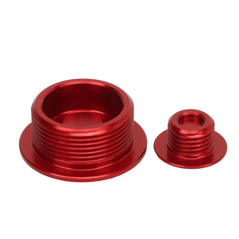 Motorcycle Engine Timing Screws High Precision Engine Timing Cover Cap Plug Fit For CRF110F CRF250L CRF250M CRF250 CRF300L Red - Image 2