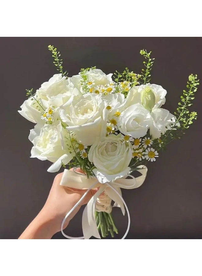 Nariele New Fashionable Bridal Wedding Handheld Flower