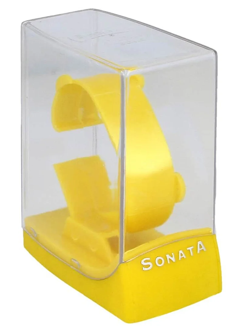 Sonata Men's Analog Round Shape Stainless Steel Wrist Watch 7023YM01 - 37.4 Mm