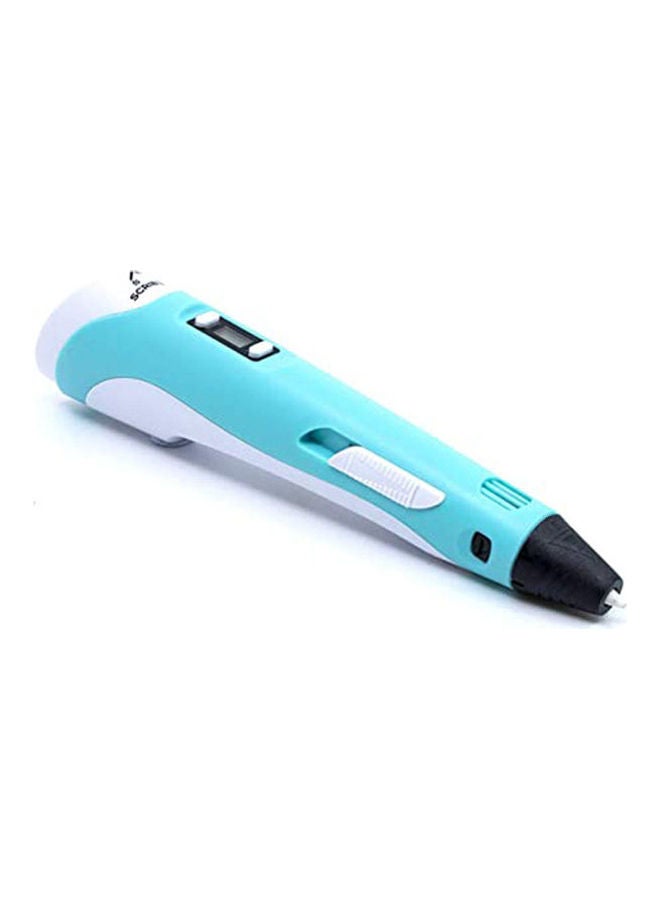 JAMIE 3D Printing Pen With Display Includes 3 Starter Colours Of Pla Filament And Usb Charger 11 x 11 x 1cm