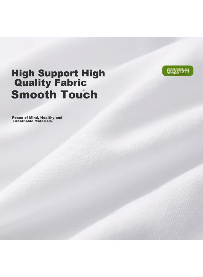 Septwolves Men's Wide Shoulder Tank Top Casual Cotton Ammonia Round Neck Versatile Wide Shoulder Sports Men's Base Sweatshirt - Image 2
