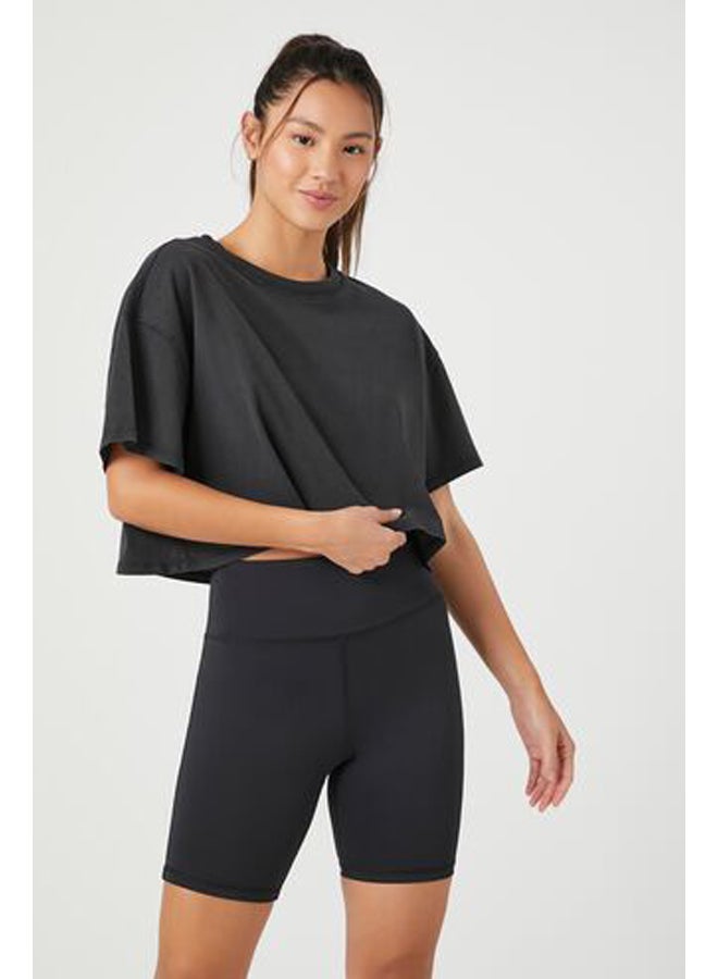 FOREVER 21 Active High-Rise Biker Shorts  - Image 2